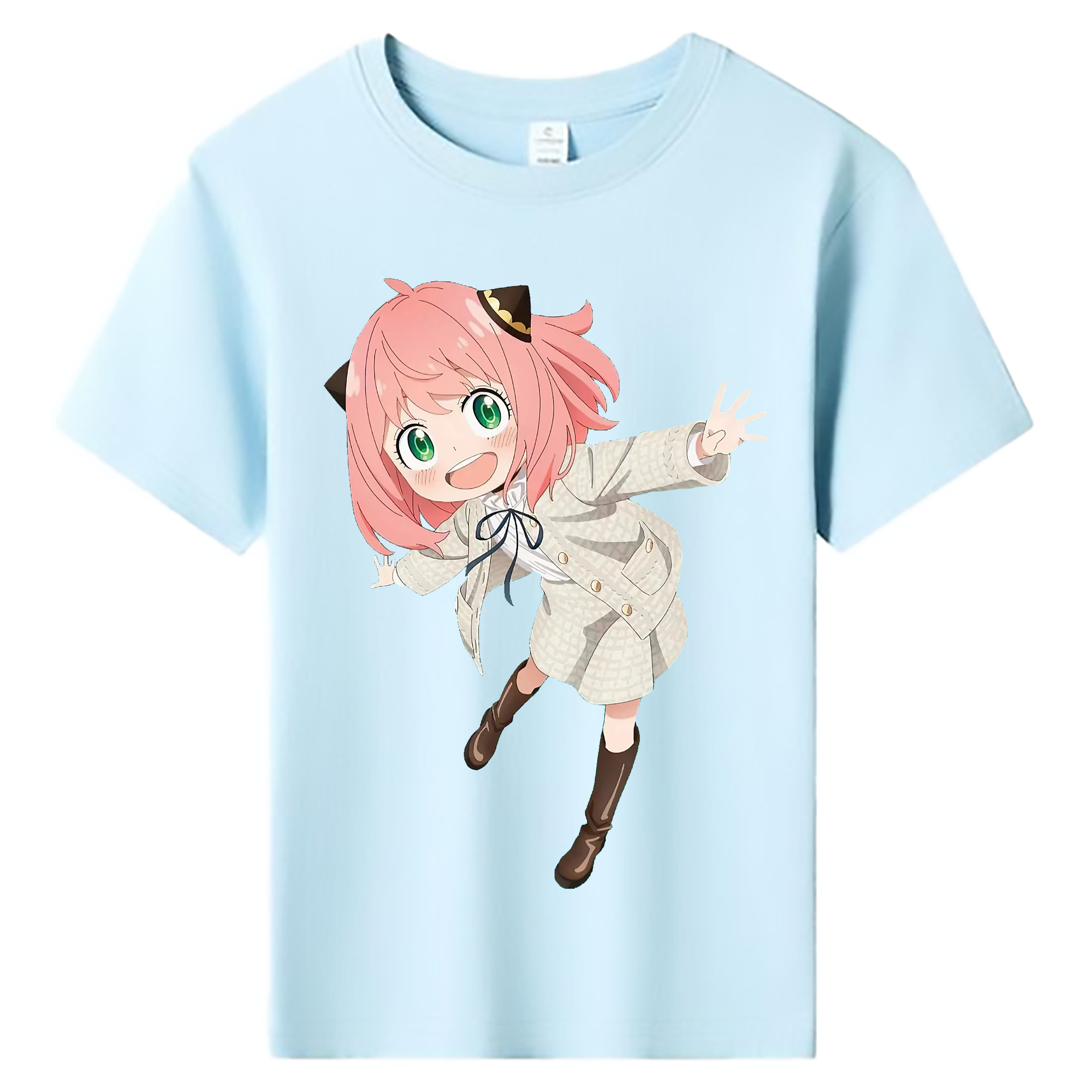 （画像用） SPY×FAMILY间谍家家酒 綿100％キッズTシャツ（フロントプリント）